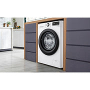 LG F4Y510WBLN1 10kg 1400 Spin Washing Machine - White - Bonus Superstore