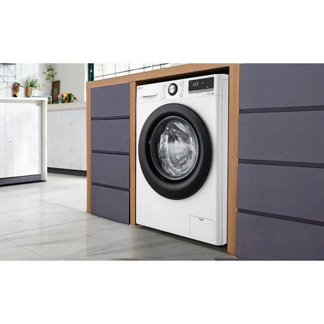 LG F4Y510WBLN1 10kg 1400 Spin Washing Machine - White - Bonus Superstore