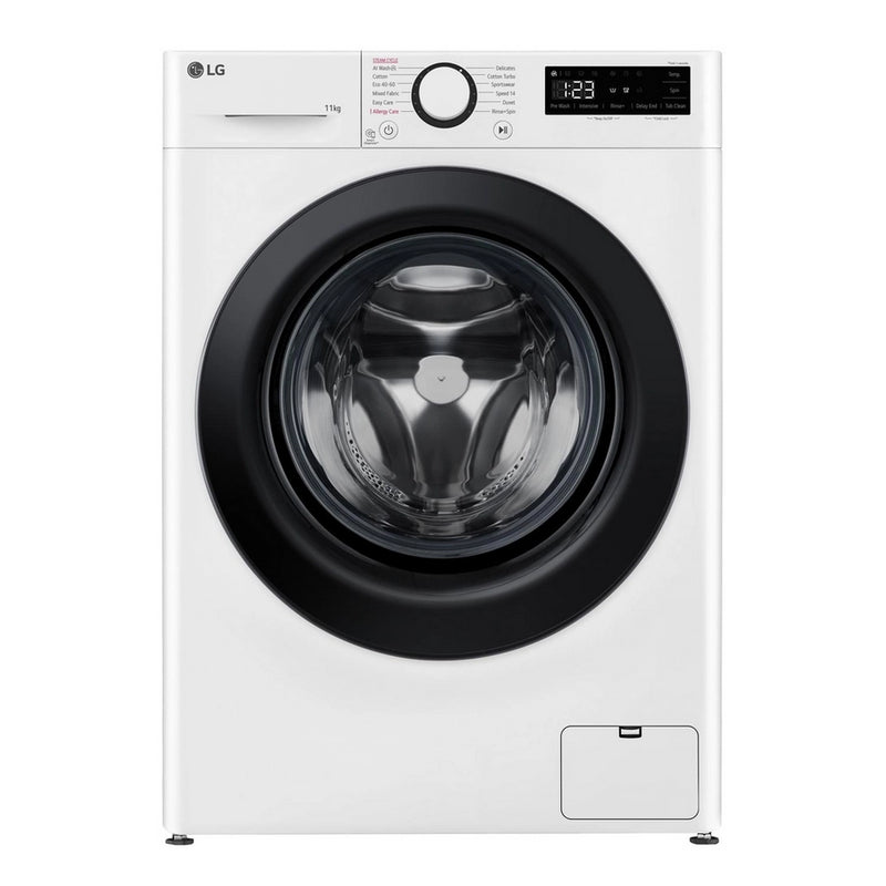 LG F4Y511WBLN1 11kg 1400 Spin Washing Machine - White - Bonus Superstore