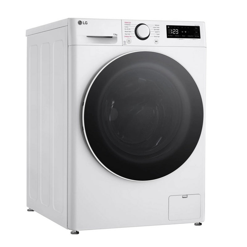 LG F4Y513WWLN1 13kg 1400 Spin Washing Machine - White - Bonus Superstore