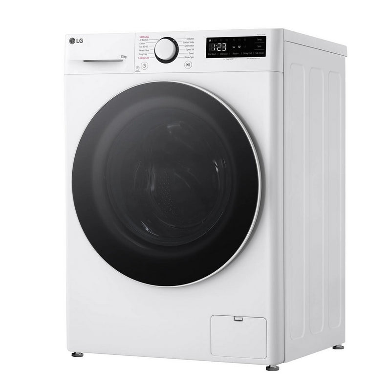 LG F4Y513WWLN1 13kg 1400 Spin Washing Machine - White - Bonus Superstore