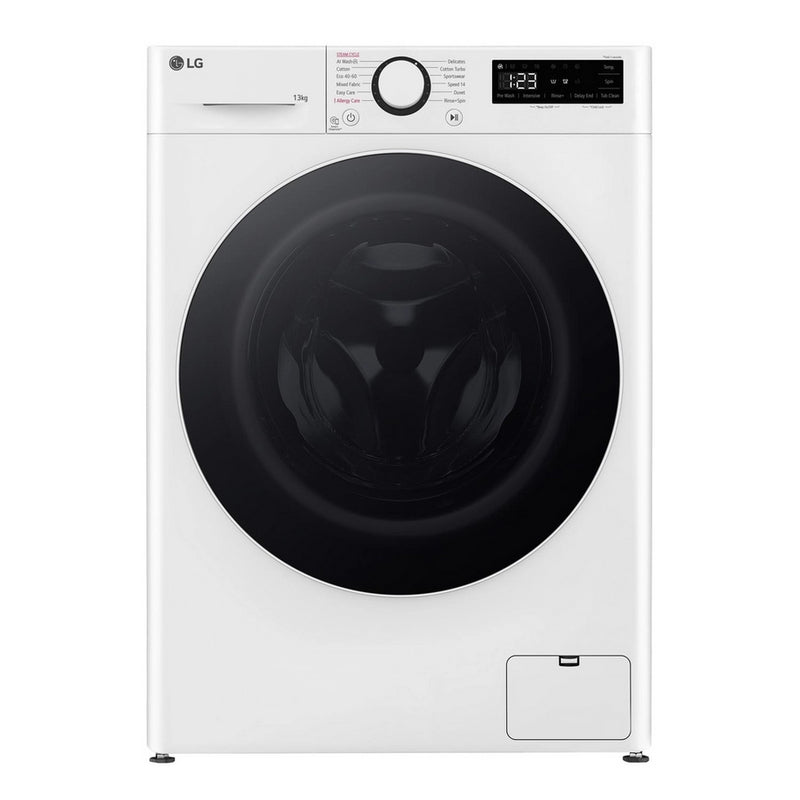 LG F4Y513WWLN1 13kg 1400 Spin Washing Machine - White - Bonus Superstore