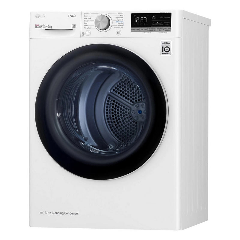 LG FDV709W 9kg Heat Pump Tumble Dryer - White