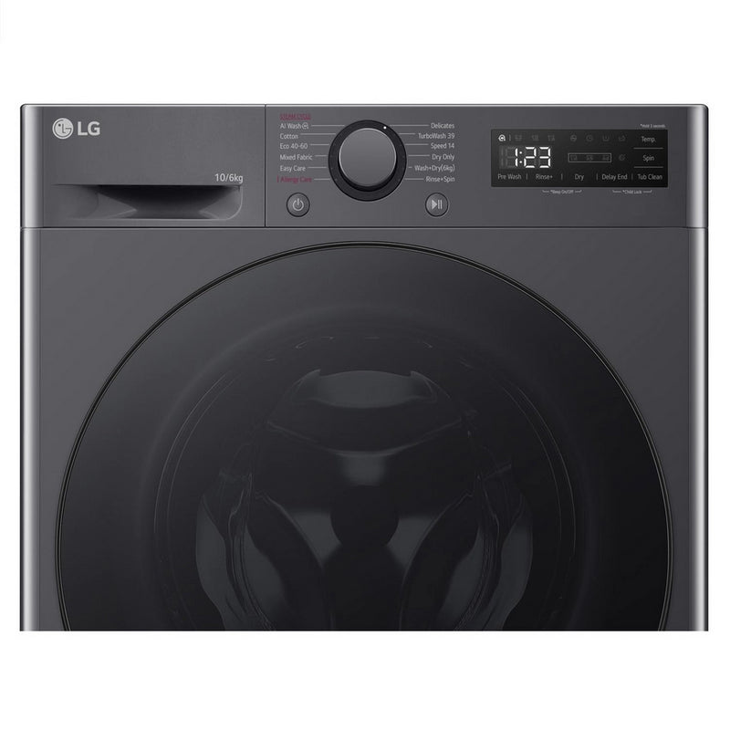 LG FWY706GBTN1 10kg/6kg 1400 Spin Washer Dryer - Slate Grey - Bonus Superstore
