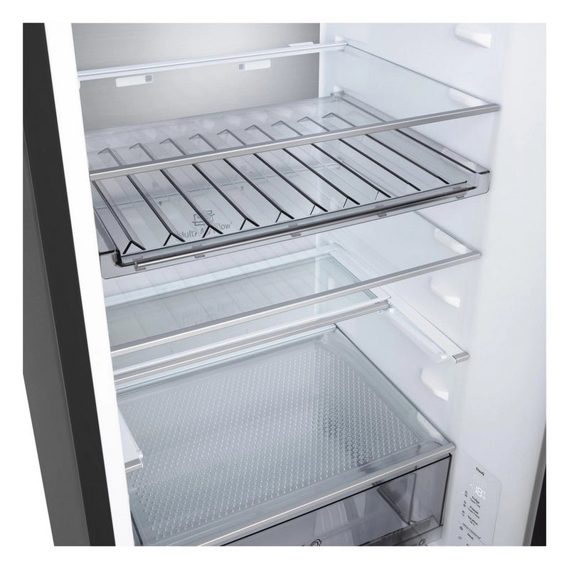 LG GBBS524CEV 59.7cm Frost Free Fridge Freezer - Essence Black Steel
