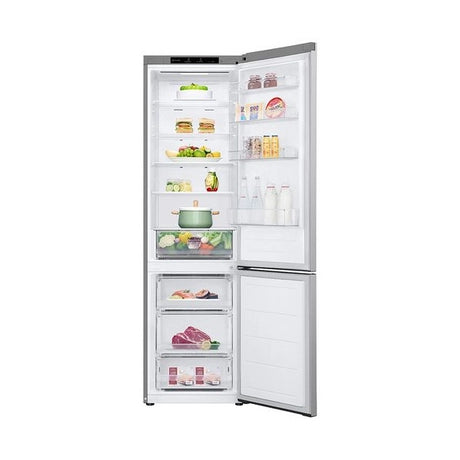 LG NatureFRESH GBV22L0EPY 70/30 Fridge Freezer - Prime Silver