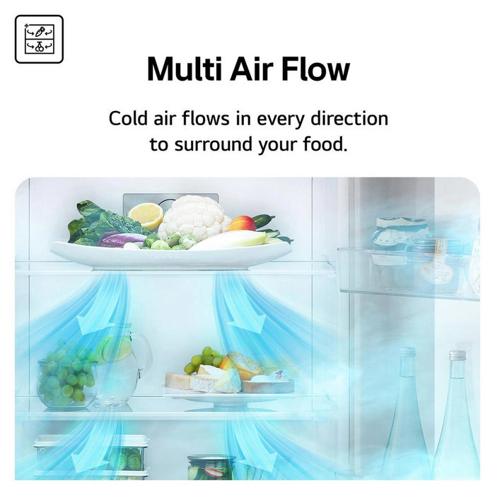 LG GMM42ABBEH No Frost American Fridge Freezer - Matte Black