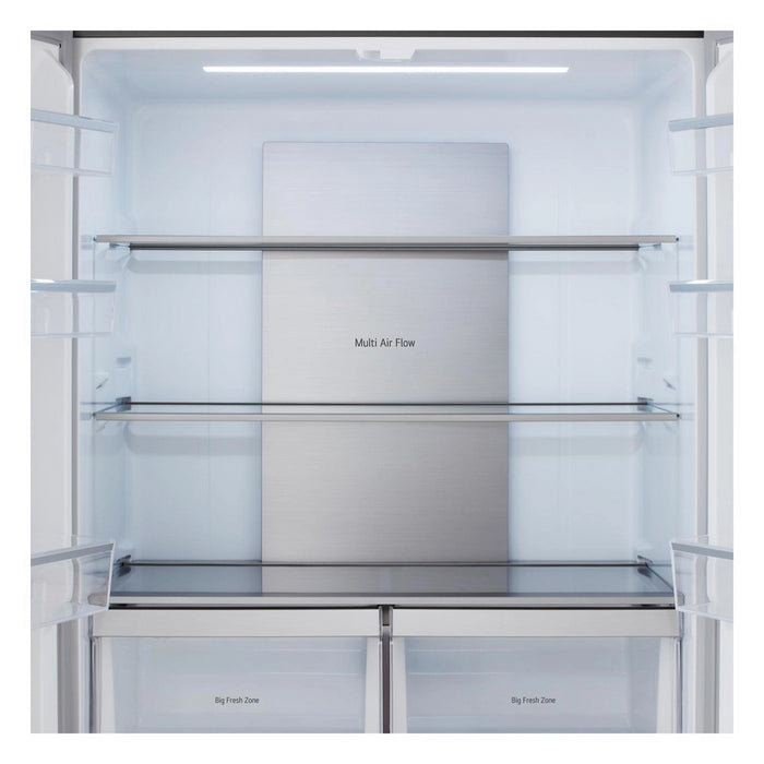 LG GMM42ABBEH No Frost American Fridge Freezer - Matte Black