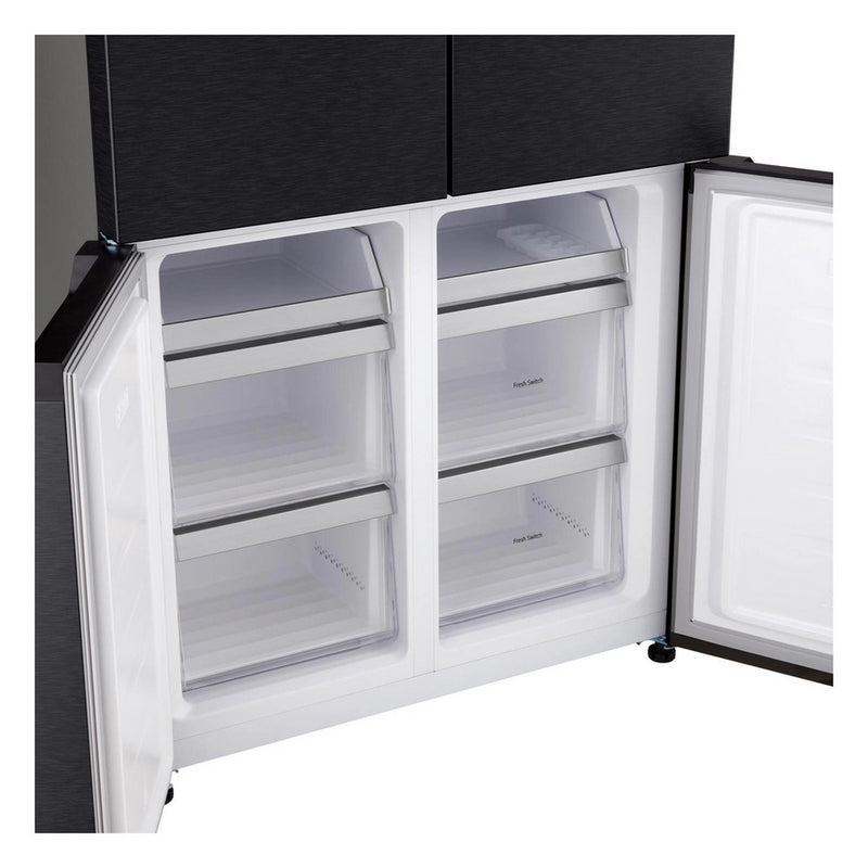 LG GMM42ABBEH No Frost American Fridge Freezer - Matte Black - Bonus Superstore