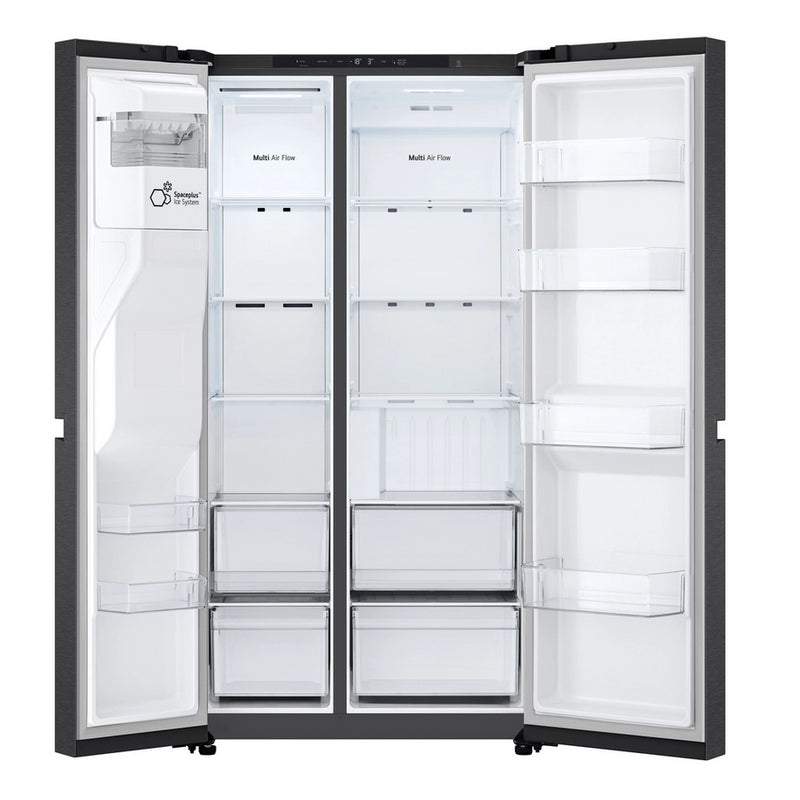 LG GSLC40EPPE 91.3cm 50/50 Total No Frost American Fridge Freezer - Matte Black