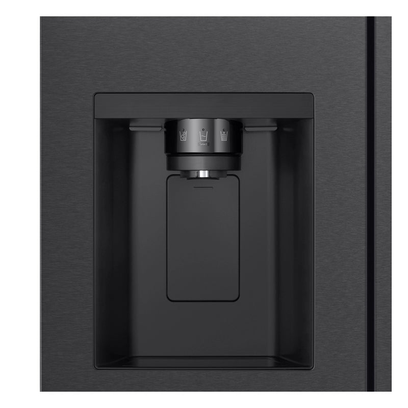 LG GSLC40EPPE 91.3cm 50/50 Total No Frost American Fridge Freezer - Matte Black