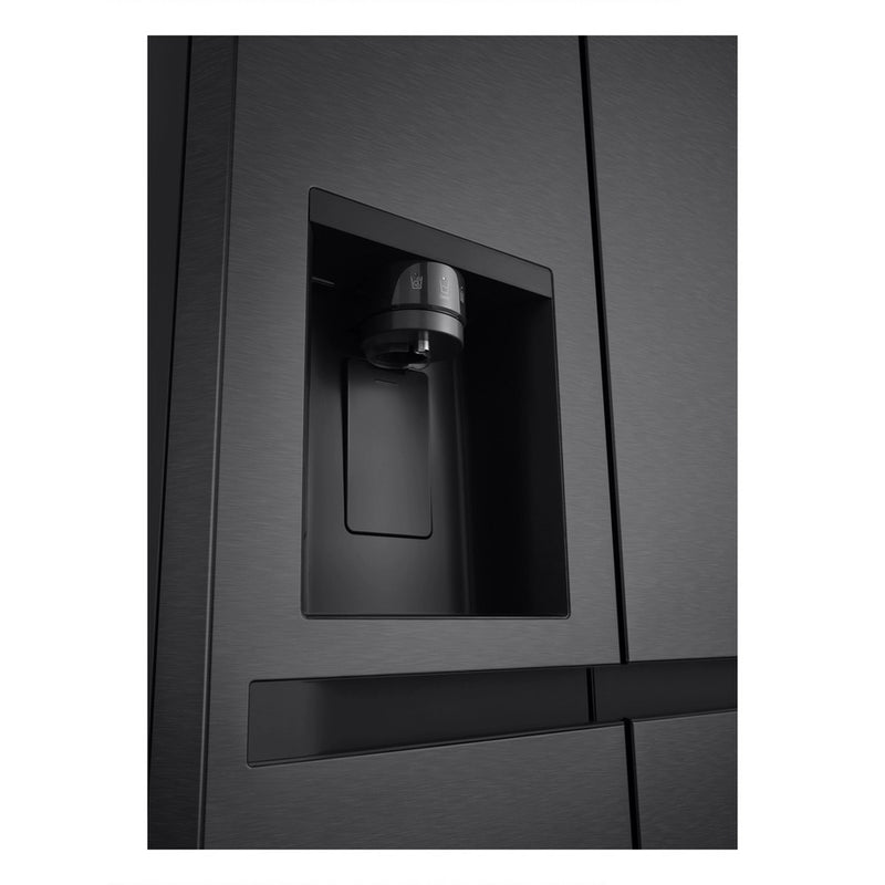 LG GSLC40EPPE 91.3cm 50/50 Total No Frost American Fridge Freezer - Matte Black