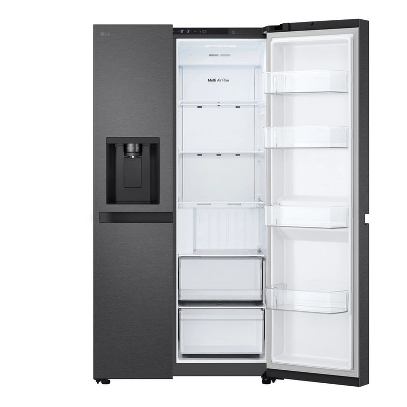 LG GSLC40EPPE 91.3cm 50/50 Total No Frost American Fridge Freezer - Matte Black