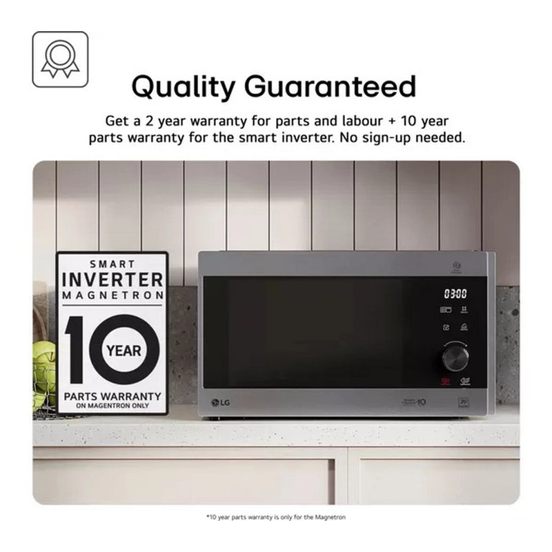 LG MH6535GIS Microwave Oven with Grill and Touch Control Panel - Black