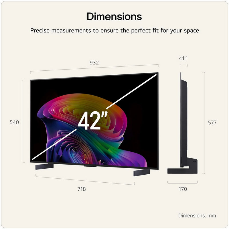 LG OLED42C66LB.AEK 42" 4K OLED Smart TV