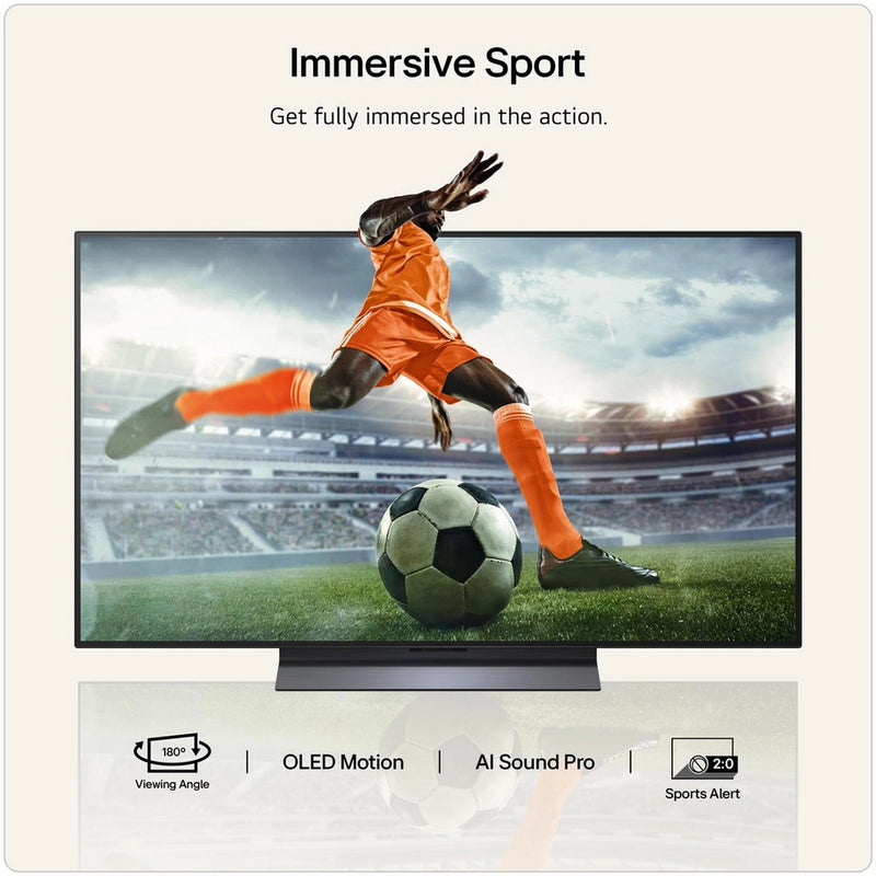 LG OLED48C66LB.AEK 48" 4K OLED evo AI Smart TV