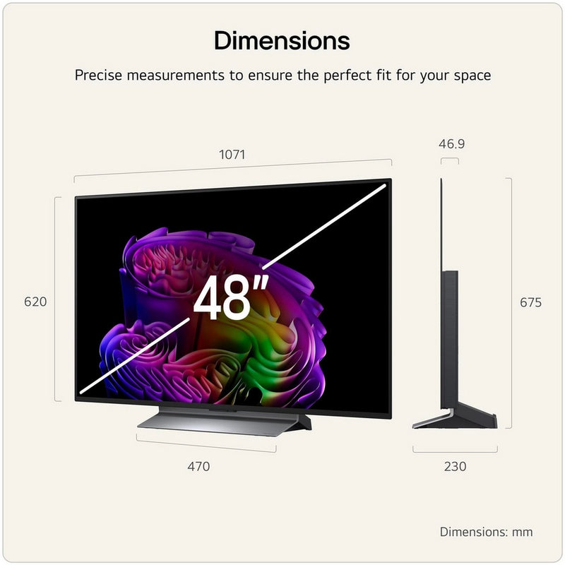 LG OLED48G66LS.AEK 48" 4K OLED evo AI Stand version Smart TV