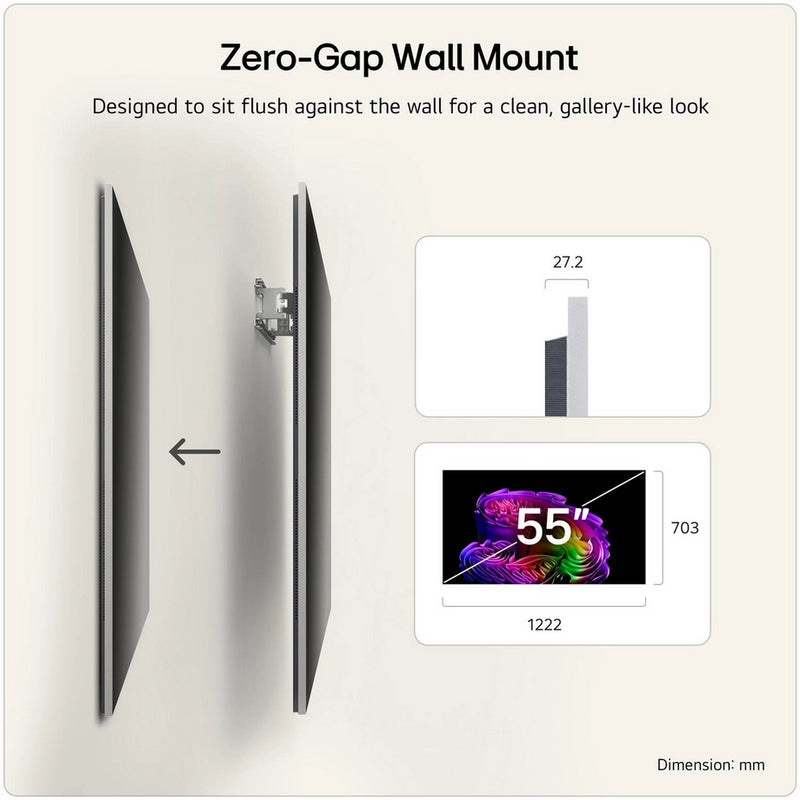 LG OLED55G64LW.AEK 55" 4K OLED evo AI Wall mount version Smart TV