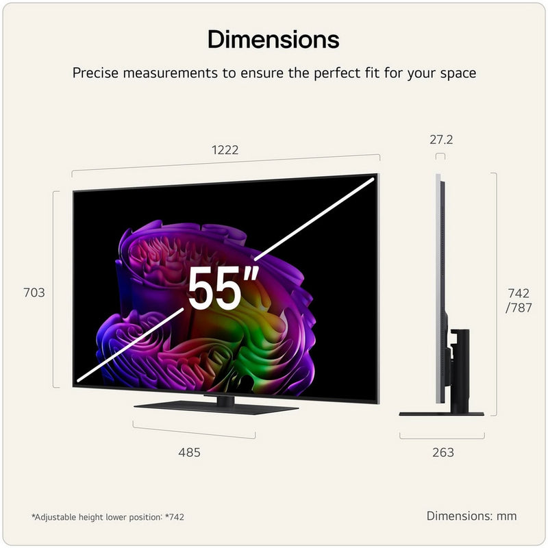 LG OLED55G66LS.AEK 55" 4K OLED evo AI Stand version Smart TV