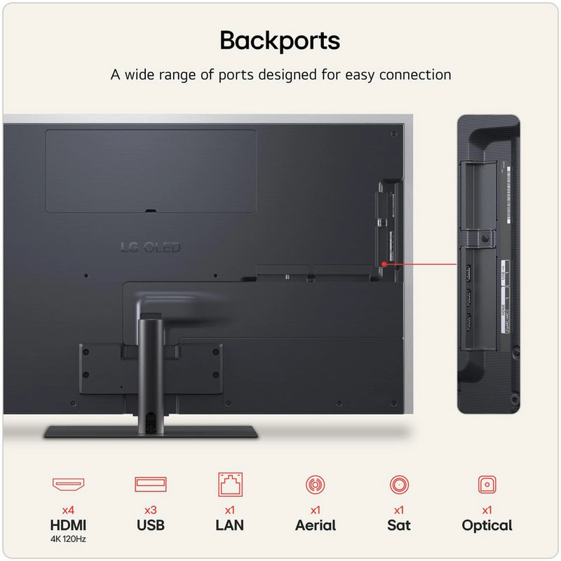 LG OLED55G66LS.AEK 55" 4K OLED evo AI Stand version Smart TV
