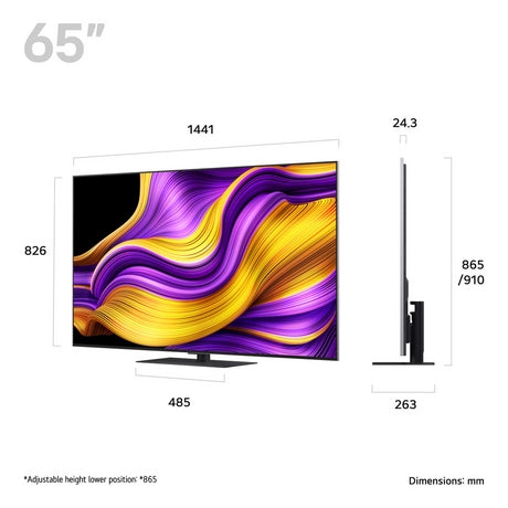 LG OLED65G56LS.AEK 65" evo AI G5 4K Smart TV - Black