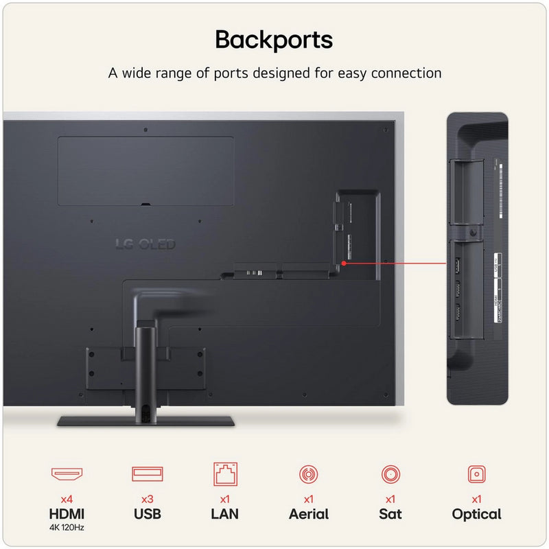 LG OLED65G66LS.AEK 65" 4K OLED evo AI Stand version Smart TV