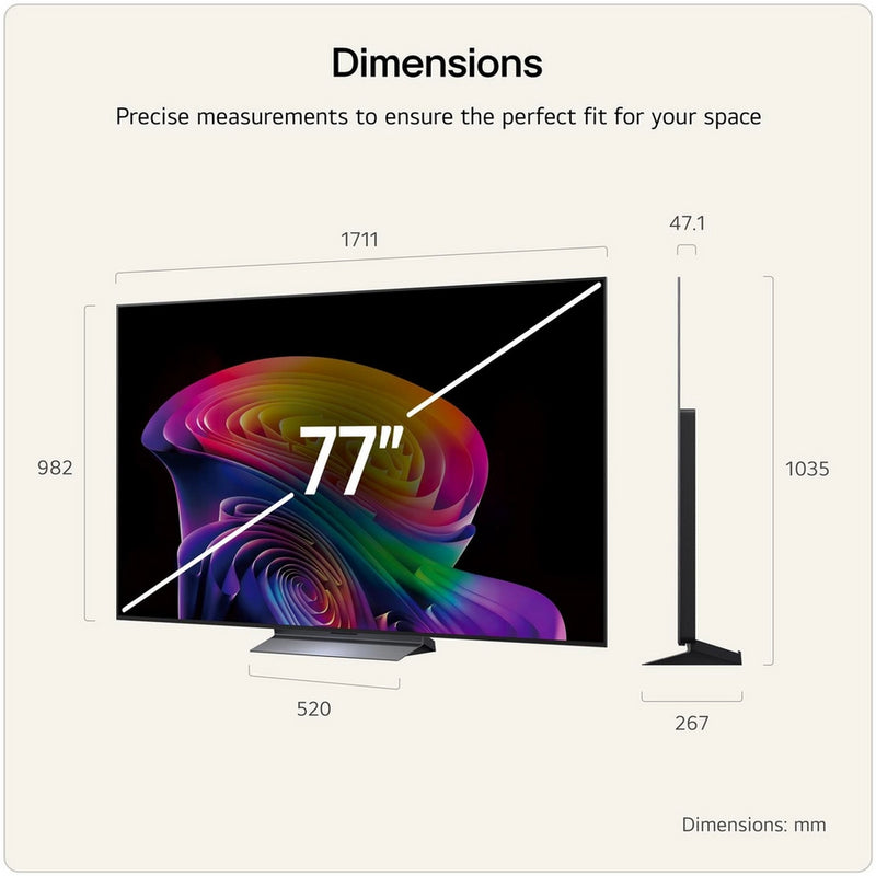LG OLED77C66LB.AEK 77" 4K OLED 4K Smart TV