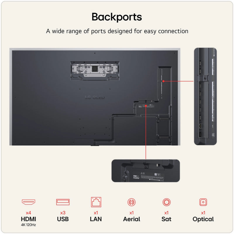 LG OLED77G64LW.AEK 77" 4K OLED 4K Smart TV - Wall mount version