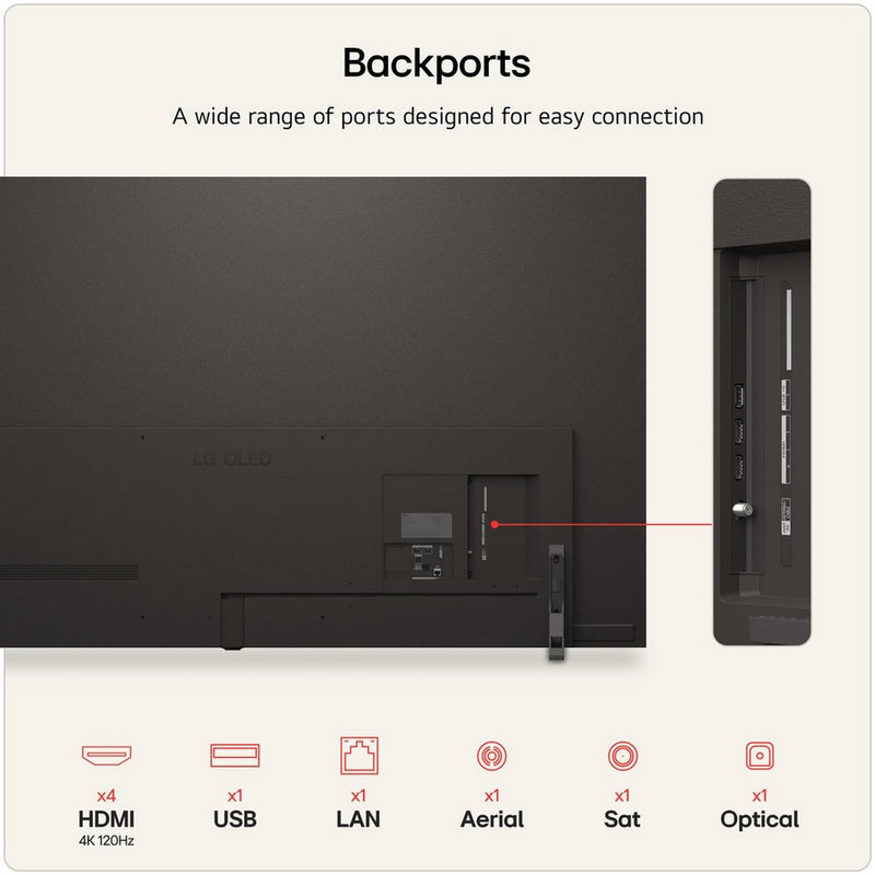 LG OLED83B6ELB.AEK 83" 4K OLED AI Smart TV