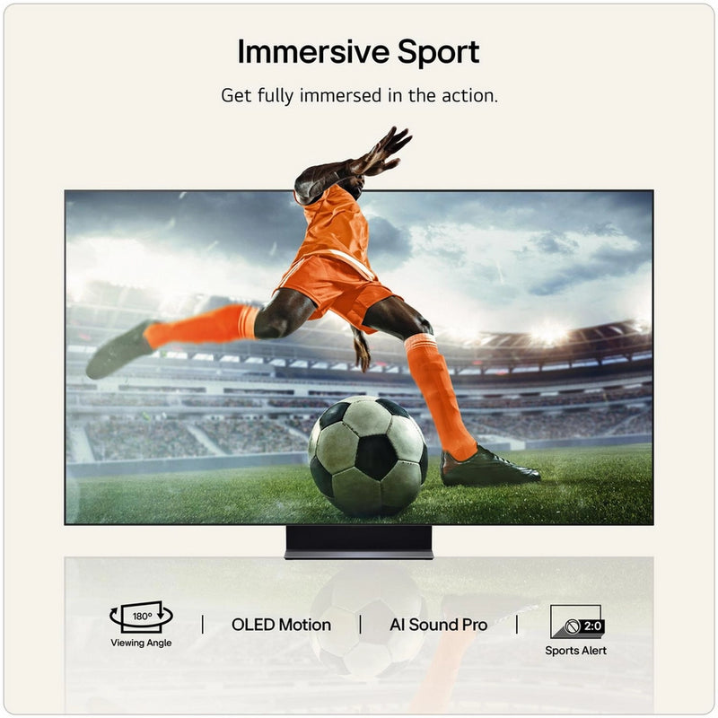 LG OLED83C66LB.AEK 83" 4K OLED Smart TV - Dark Titan Silver