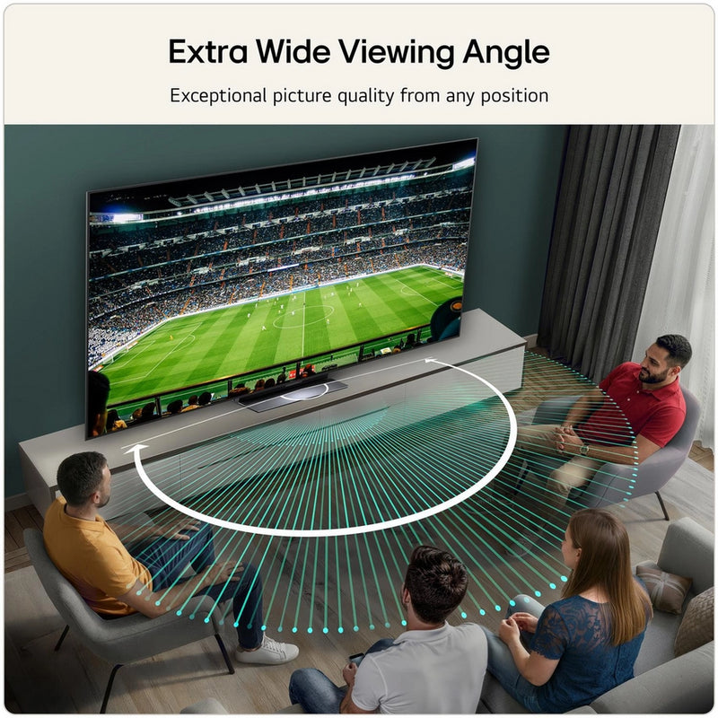 LG OLED83C66LB.AEK 83" 4K OLED Smart TV - Dark Titan Silver