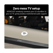 LG US70TY.AGBRLLK Wireless 3.1.1ch Soundbar & Subwoofer - Black - Bonus Superstore