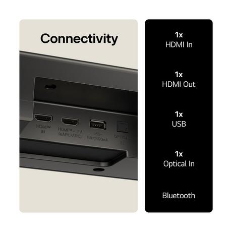 LG US70TY Wireless 3.1.1ch Soundbar & Subwoofer - Black - Bonus Superstore