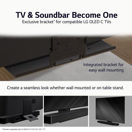 LG USC9S_DGBRLLK 3.1.3 ch Soundbar - Black