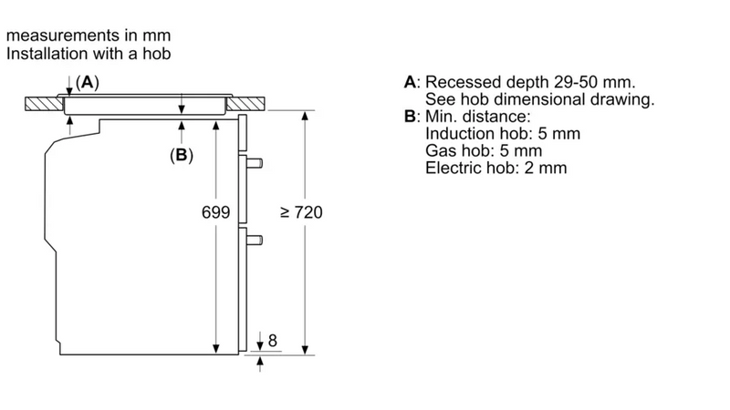 Bosch Series | 6 Built-under double oven Stainless steel NBA5350S0B Bosch