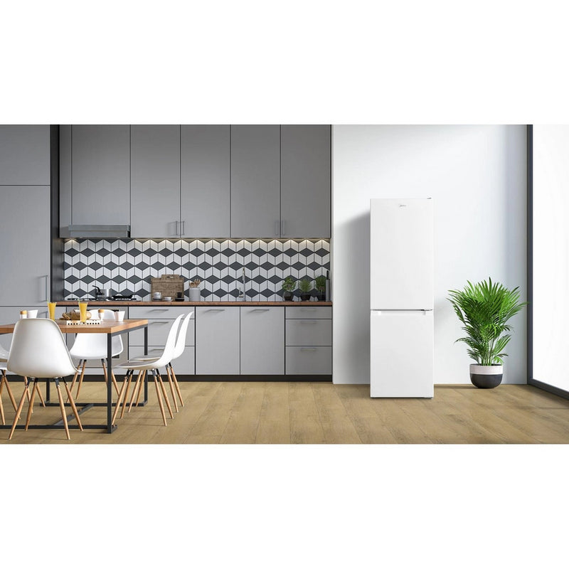 Midea MDRB254FGE01 47cm 60/40 Total No Frost Fridge Freezer - White