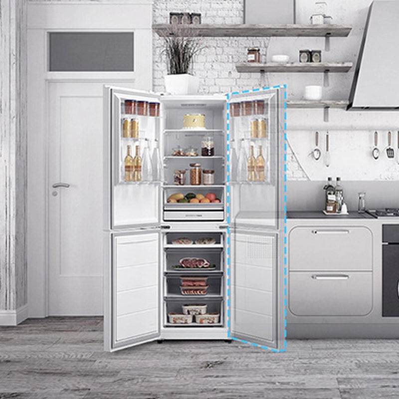 Midea MDRB379FGD01 54.7cm 60/40 Total No Frost Fridge Freezer - White