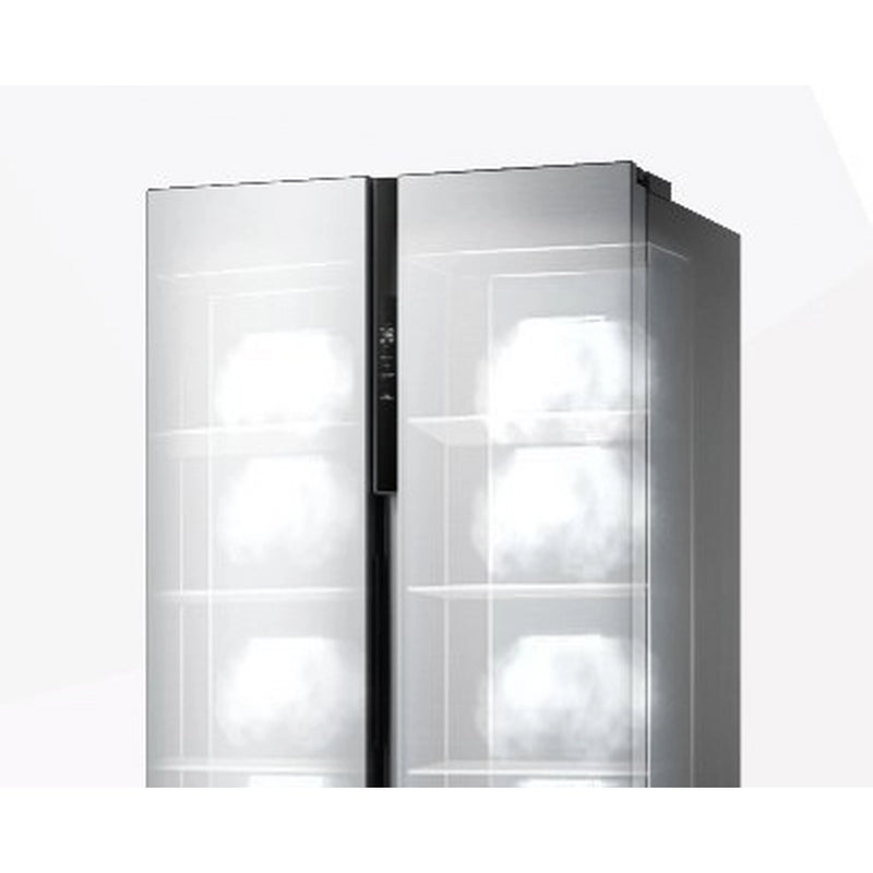 Midea MDRS619FIE46 83.5cm 460L Frost Free Fridge Freezer - Stainless Steel