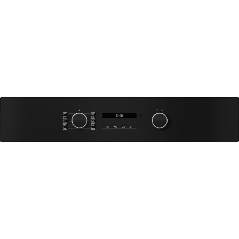 Miele H 2465 BP 59.5cm Built In Electric Single Oven - Black & Stainless Steel