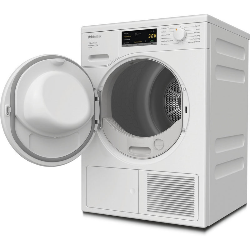 Miele TEA525 8kg Heat Pump Tumble Dryer - White