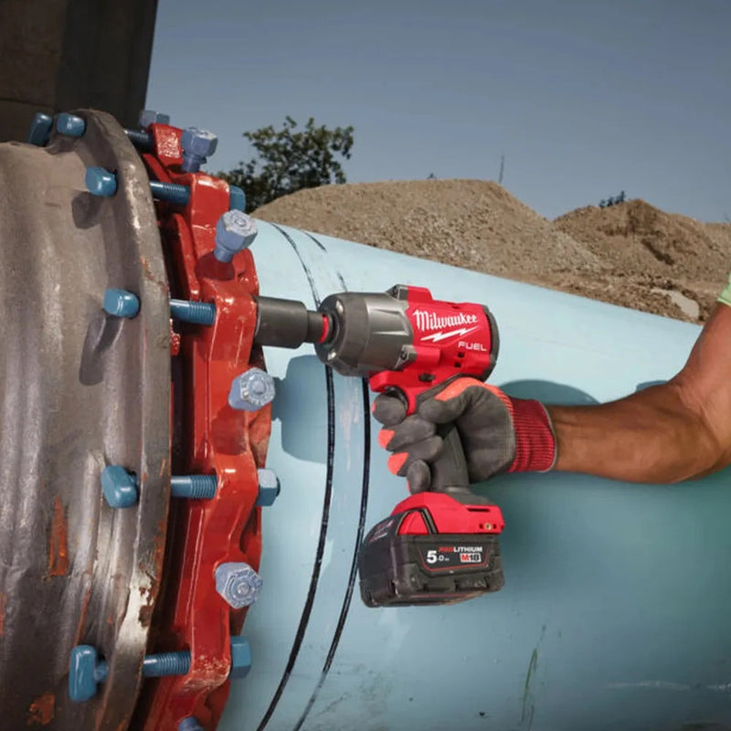 Milwaukee M18 FHIW2F12-0 18V FUEL Brushless 1/2'’ High Torque Impact Wrench with Friction Ring - Body