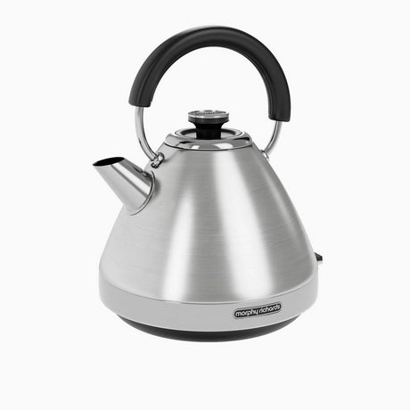Morphy Richards 100130 1.5 Litres Venture Pyramid Rapid Boil Kettle - Brushed Stainless Steel