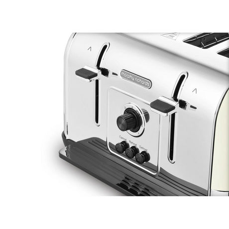Morphy Richards Venture 4 Slice Toaster - Cream