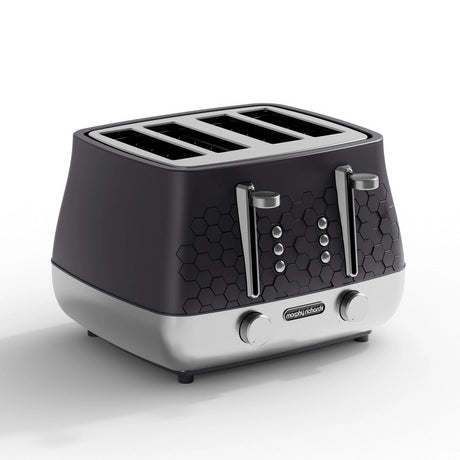 Morphy Richards 243020 Cassini 4-Slice Toaster Moonless Night - Black