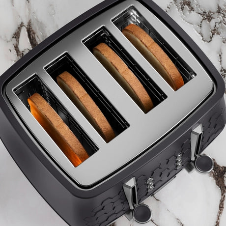 Morphy Richards 243020 Cassini 4-Slice Toaster Moonless Night - Black