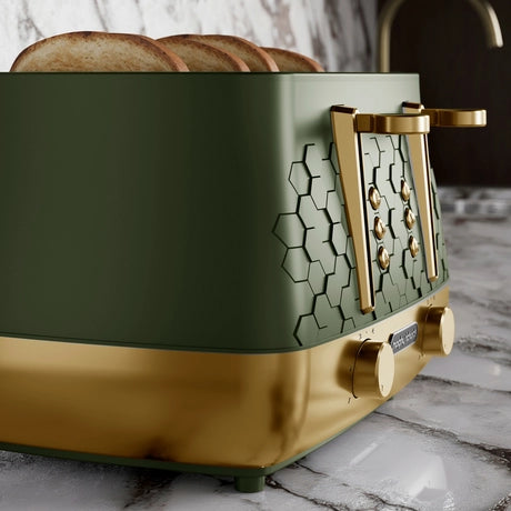 Morphy Richards 243022 Cassini 4-Slice Toaster Olivine - Green
