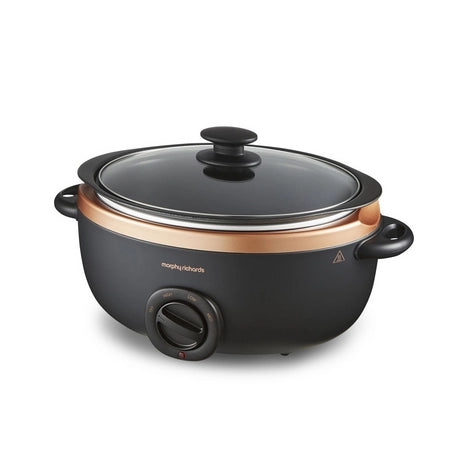 Morphy Richards 461016 Sear and Stew Slow Cooker 6.5L - Rose Gold