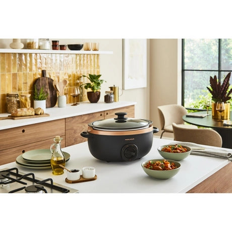 Morphy Richards 461016 Sear and Stew Slow Cooker 6.5L - Rose Gold