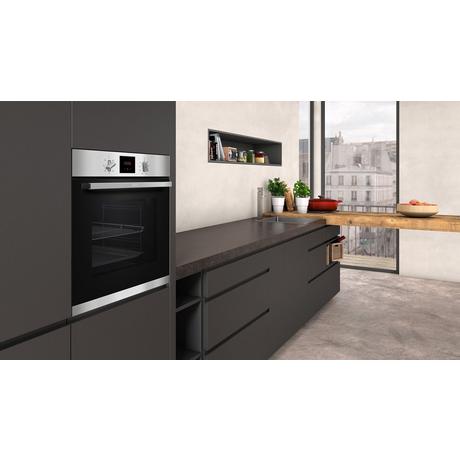 Neff B1GCC0AN0B 56cm Built In Electric Single Oven - Stainless Steel