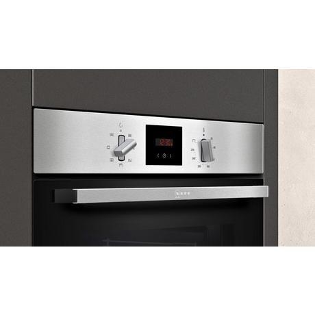 Neff B1GCC0AN0B 56cm Built In Electric Single Oven - Stainless Steel